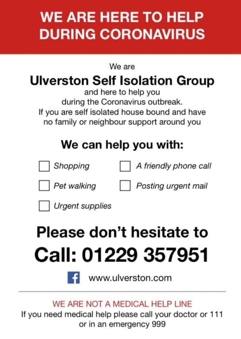 Ulverston Self Isolation Group