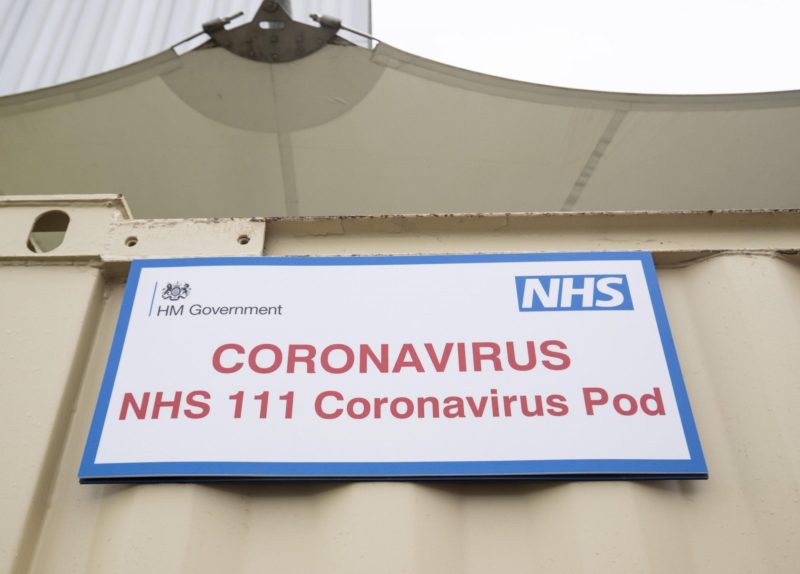 Coronavirus Pod sign